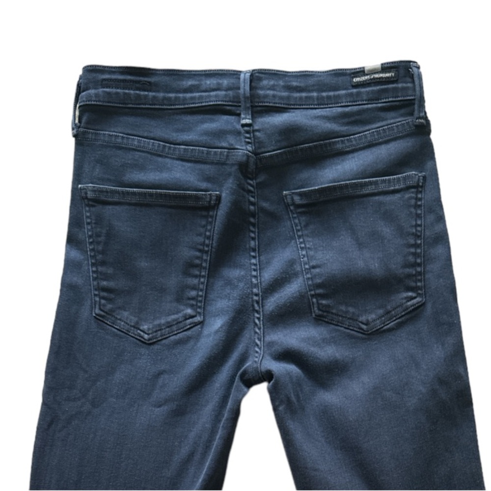 CITIZENS OF HUMANITY Rocket High Rise Skinny Dark Wash Denim Jeans - Picture 8 of 8